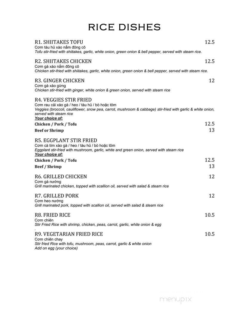 Bamboo Restaurant - Olympia, WA menu_pic