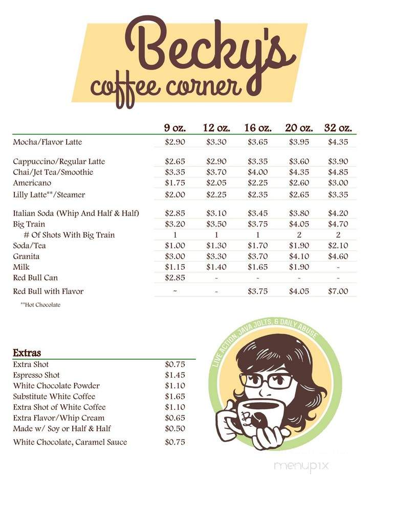 Becky's Coffee Corner - Prosser, WA