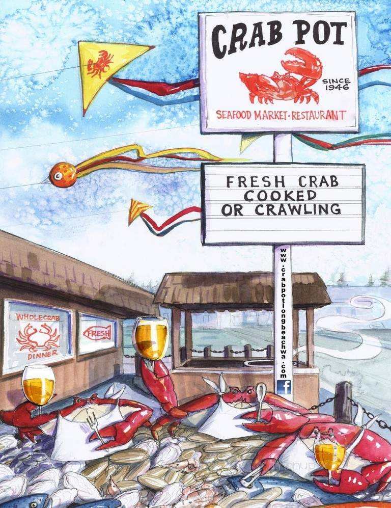 Crab Pot - Long Beach, WA menu_pic