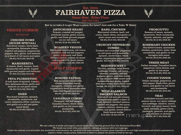 Fairhaven Pizza Co - Bellingham, WA