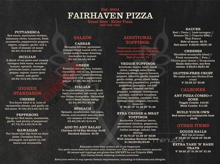 Fairhaven Pizza Co - Bellingham, WA