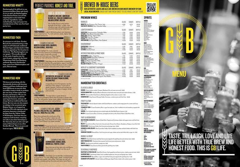 Gordon Biersch Brewing Co - Seattle, WA menu_pic