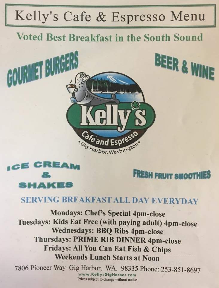 Kelly's Cafe - Spanaway, WA