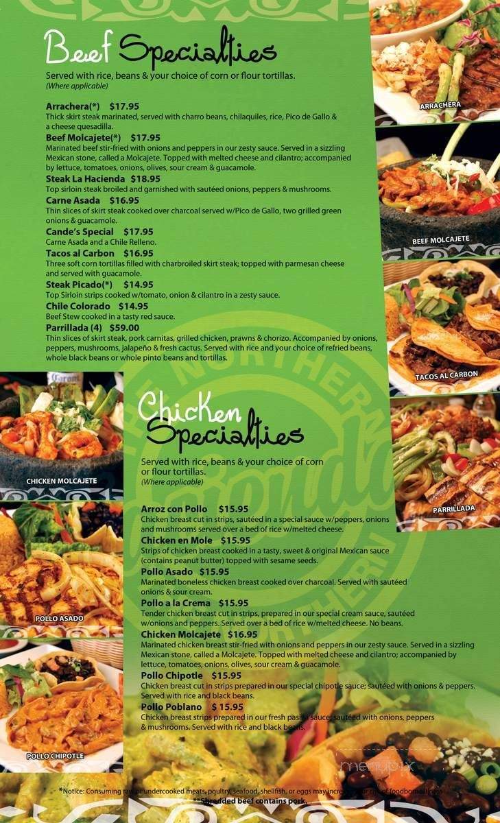 La Hacienda Mexican Restaurant - Arlington, WA menu_pic