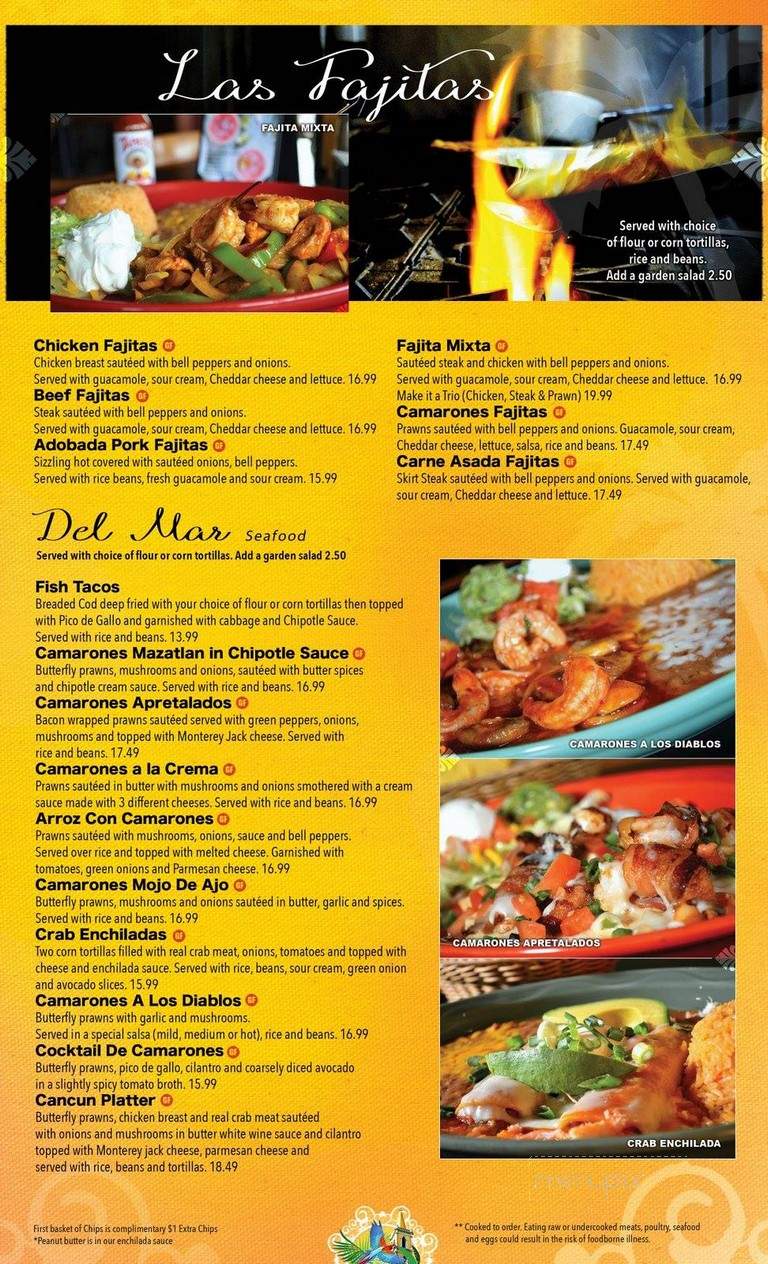 Mazatlan Restaurant - Puyallup, WA menu_pic