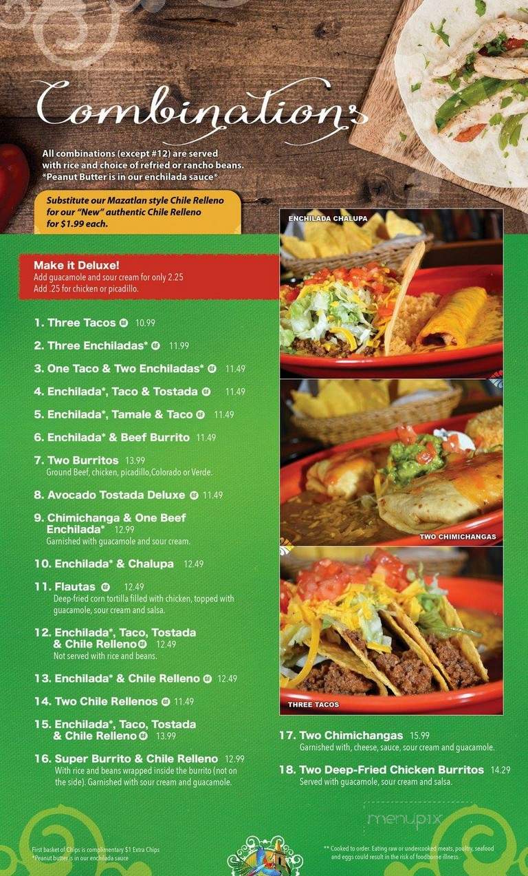 Mazatlan Restaurant - Puyallup, WA menu_pic