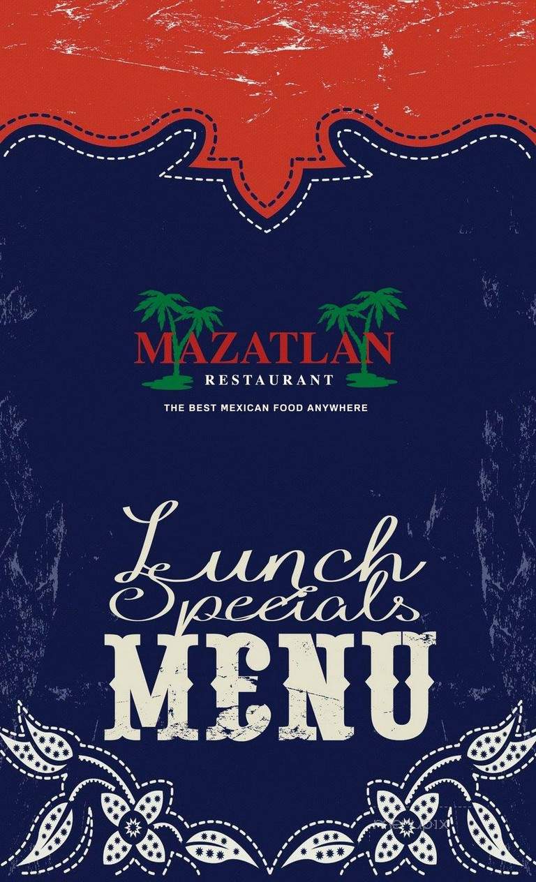 Mazatlan Restaurant - Puyallup, WA menu_pic