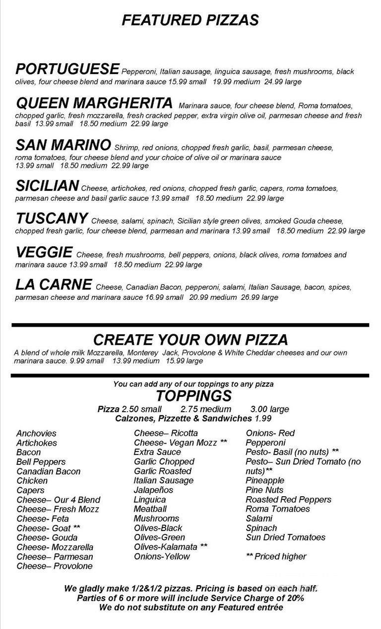 Portofino Pizzeria - Eastsound, WA