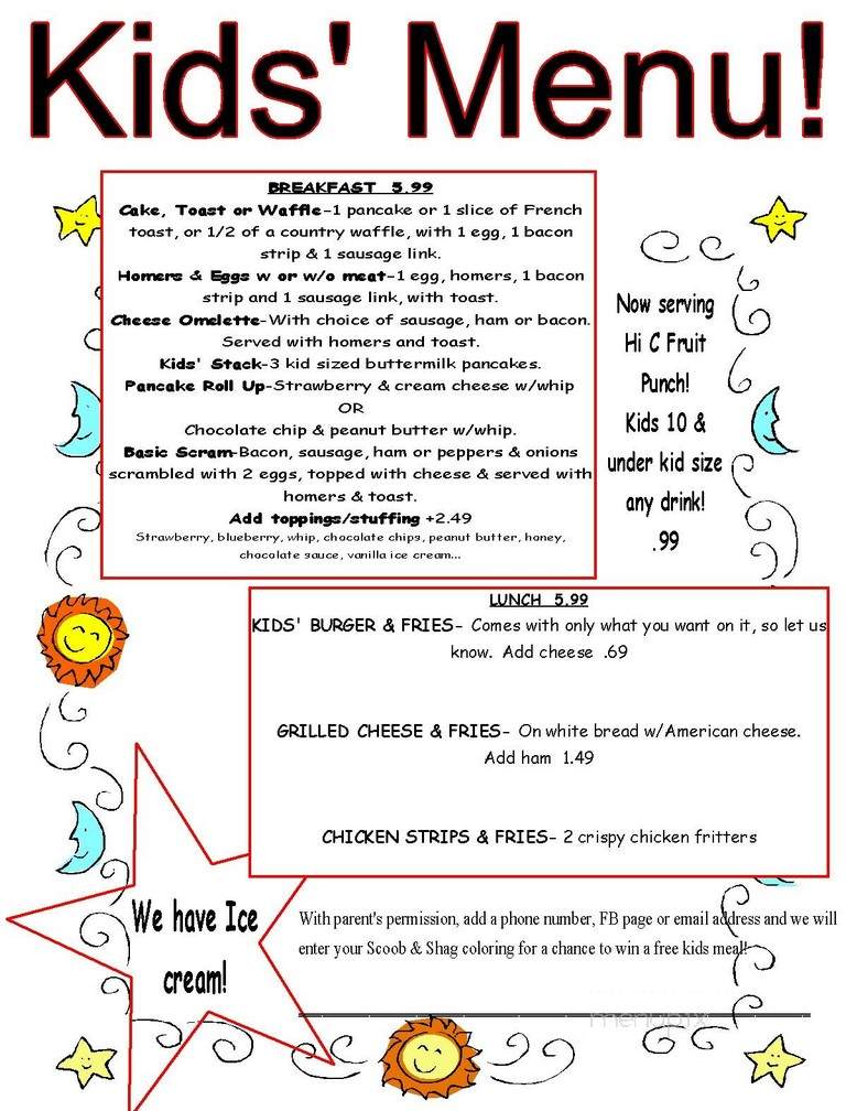 Suzan's Grill - Shelton, WA menu_pic