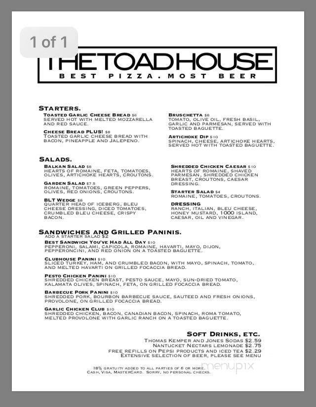 Toad House Pizza Pub - Bremerton, WA