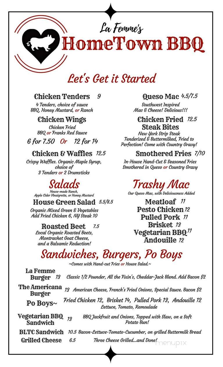 Uptown Pub - Port Townsend, WA menu_pic