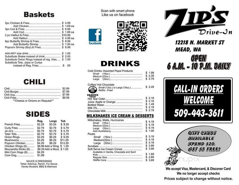Zip's Drive In-Mead - Mead, WA menu_pic