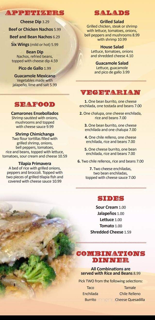 Dorothy's Restaurant - Kermit, WV menu_pic