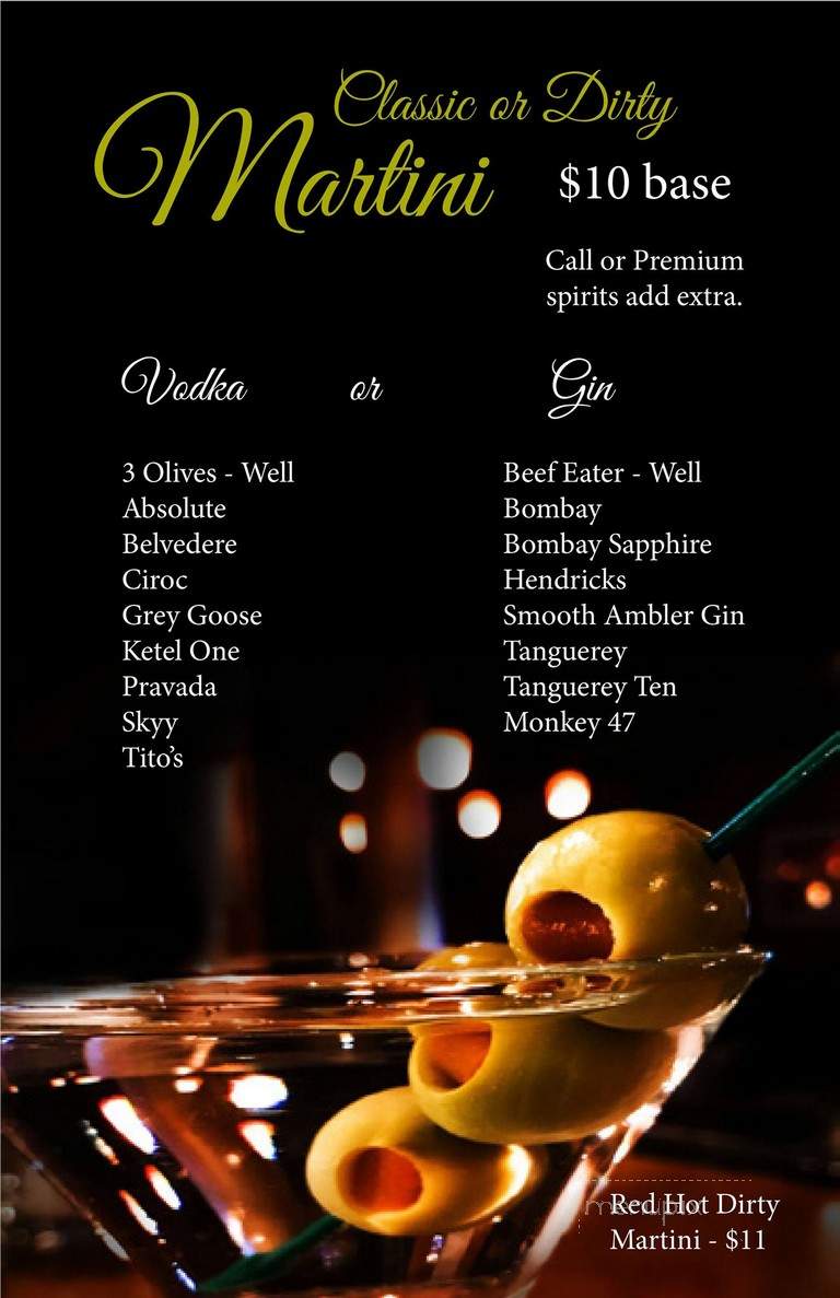 Fifth Floor - Clarksburg, WV menu_pic