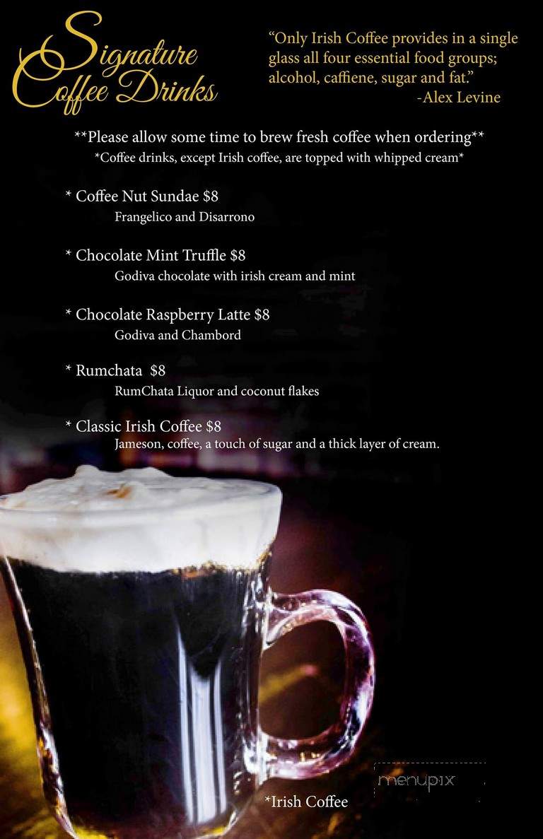 Fifth Floor - Clarksburg, WV menu_pic