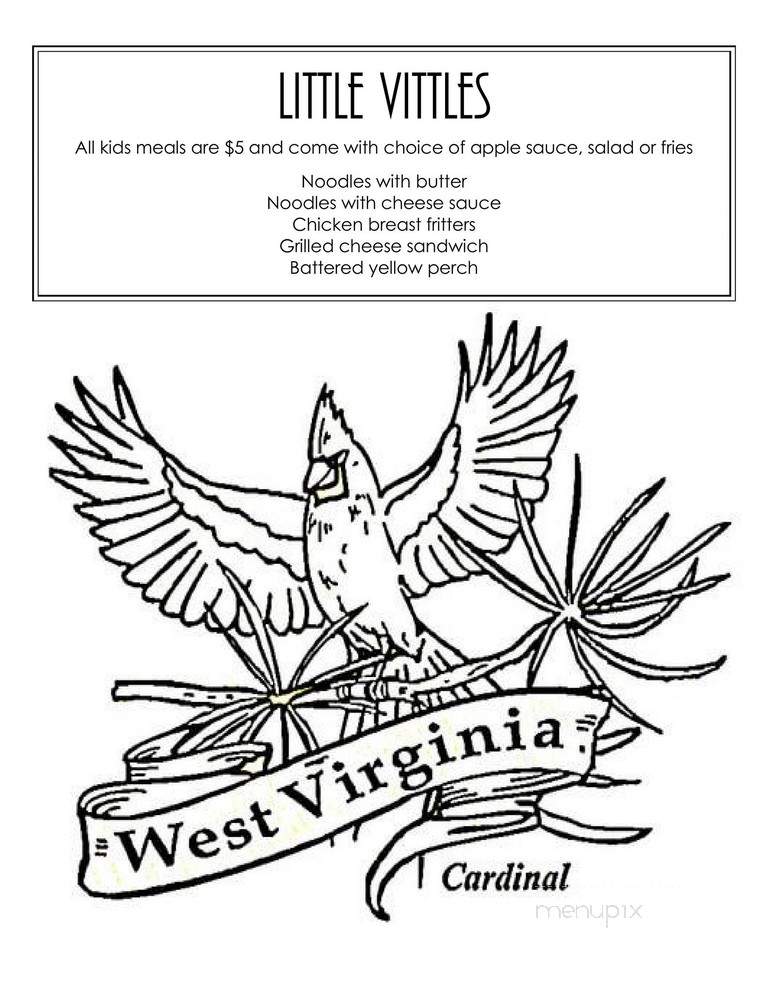 Courthouse Cafe - Morgantown, WV menu_pic