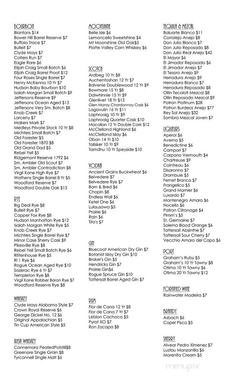 Courthouse Cafe - Morgantown, WV menu_pic