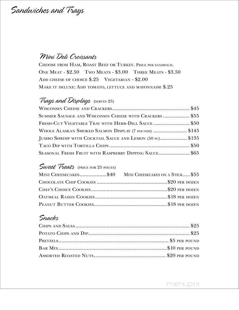 Arthur's Supper Club - Spring Green, WI menu_pic
