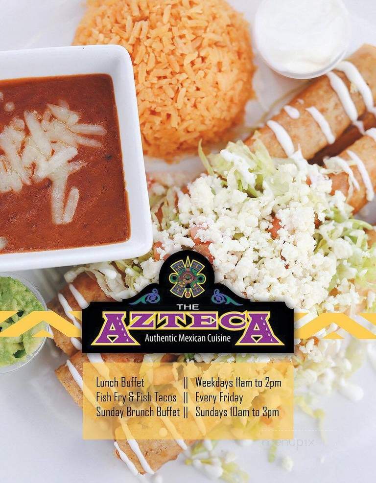 Azteca Restaurant - South Milwaukee, WI menu_pic