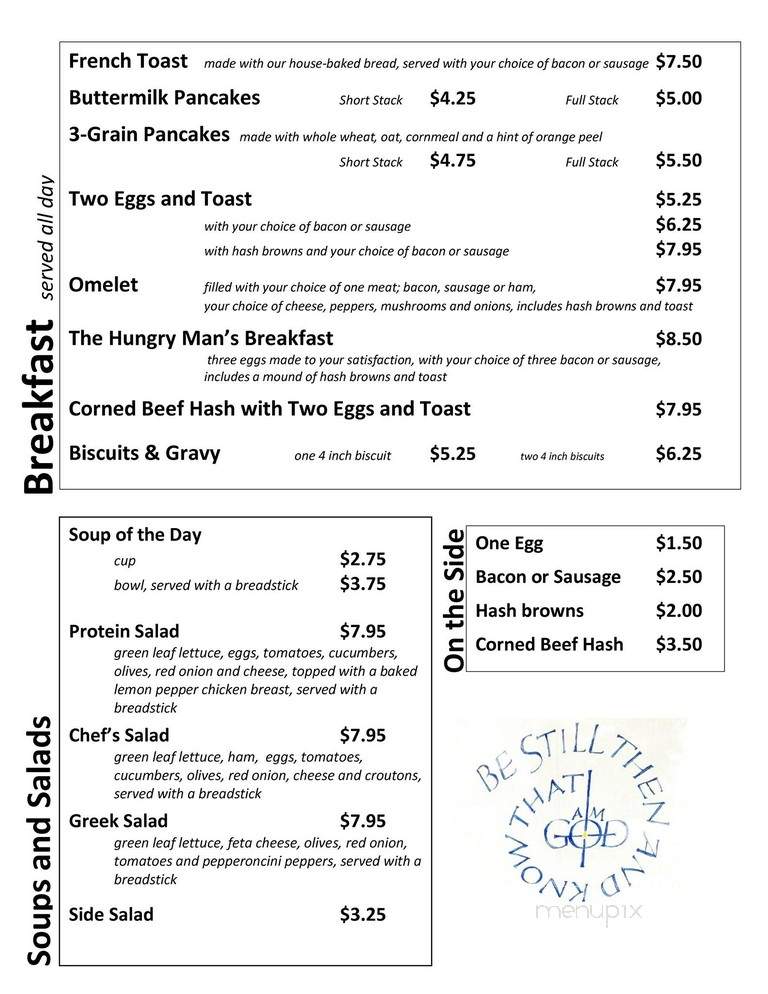 Beyond The Daily Grind Cafe - Mauston, WI menu_pic