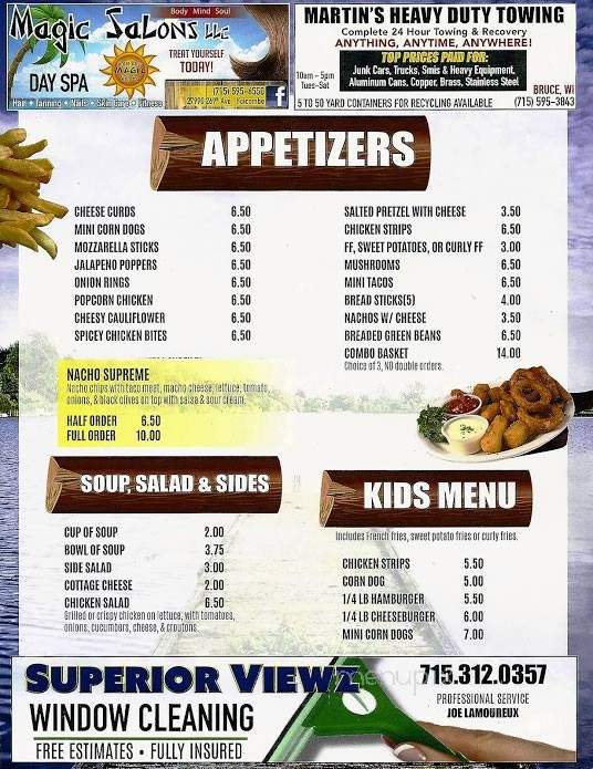 Big Swede's - Holcombe, WI menu_pic