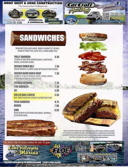 Big Swede's - Holcombe, WI menu_pic