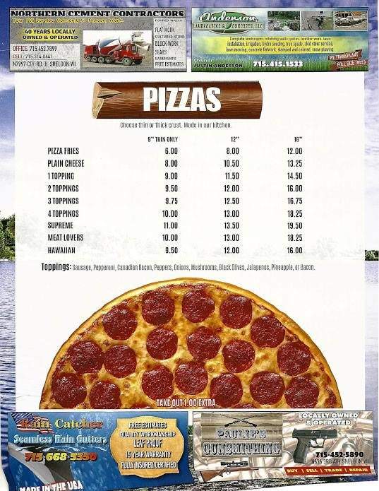 Big Swede's - Holcombe, WI menu_pic
