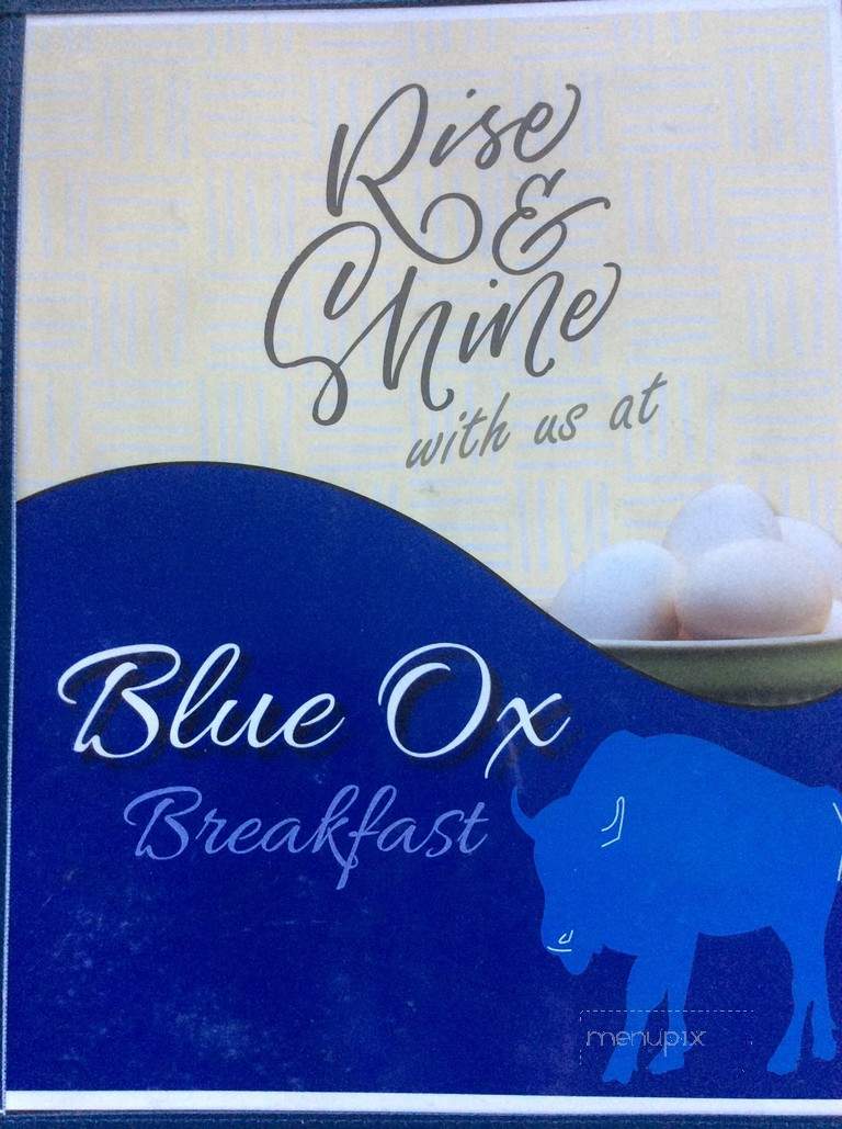 Blue Ox Family Restaurant - Monroe, WI menu_pic