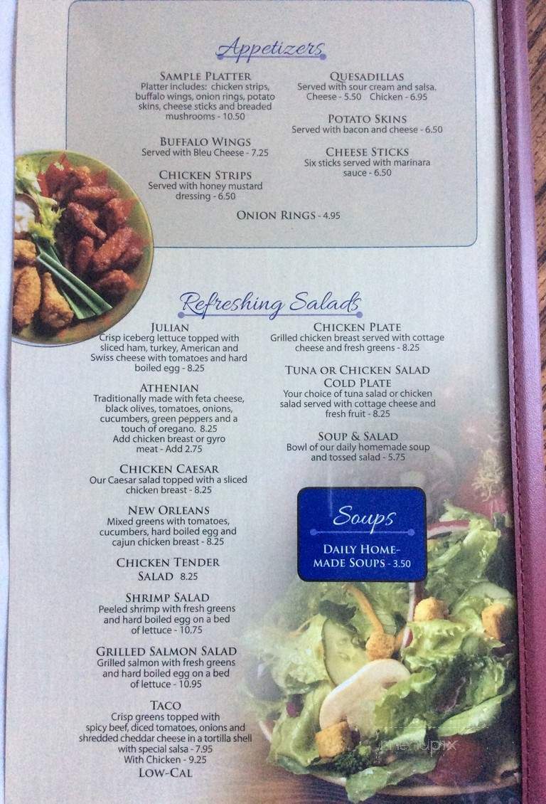 Blue Ox Family Restaurant - Monroe, WI menu_pic