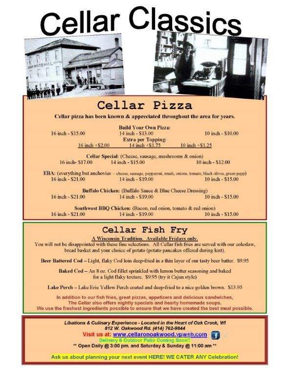 Cellar - Oak Creek, WI
