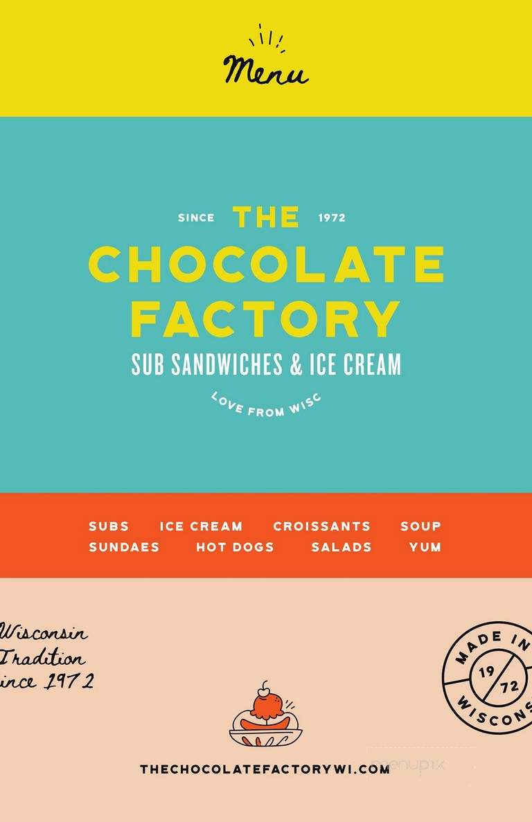 Chocolate Factory Ice Cream - Waukesha, WI menu_pic