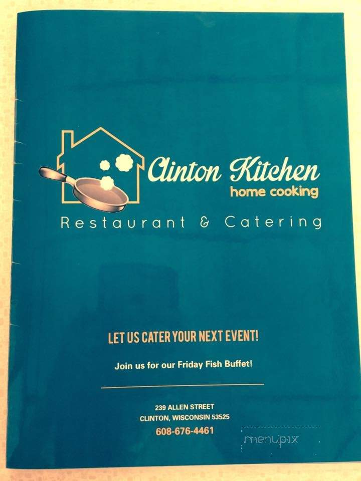 Clinton Kitchen - Clinton, WI menu_pic