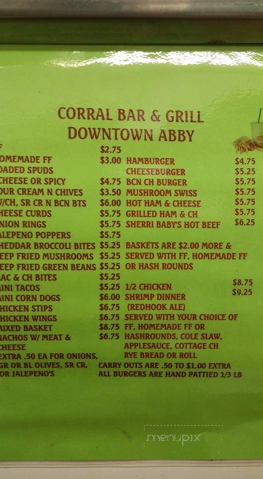 Corral Bar & Grill - Aniwa, WI