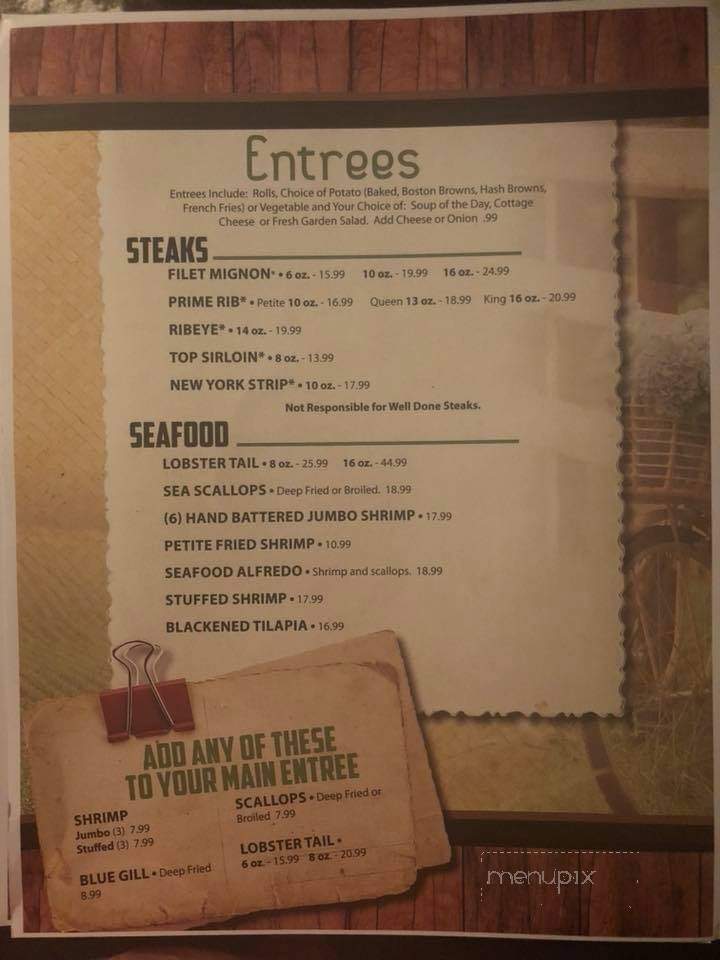 Ding-A-Ling Supper Club - Mercer, WI menu_pic
