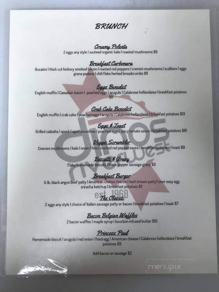 Dino's Lounge & Restaurant - Milwaukee, WI menu_pic