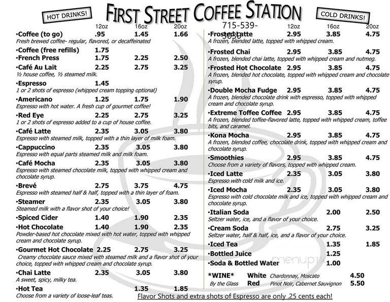 First Street Coffee Station - Merrill, WI