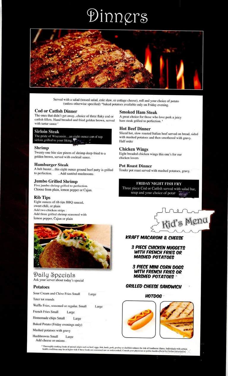 Friederick's Family Restaurant - Fennimore, WI menu_pic