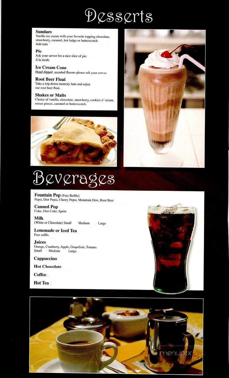 Friederick's Family Restaurant - Fennimore, WI menu_pic