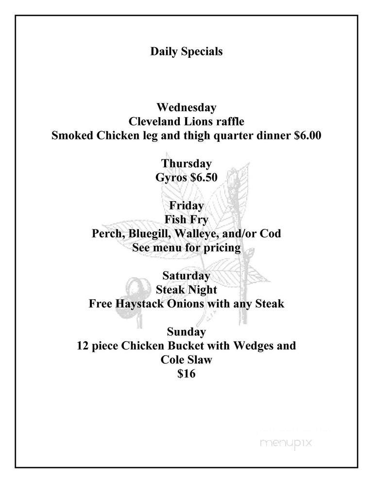 Hickory House Food & Spirits - Cleveland, WI
