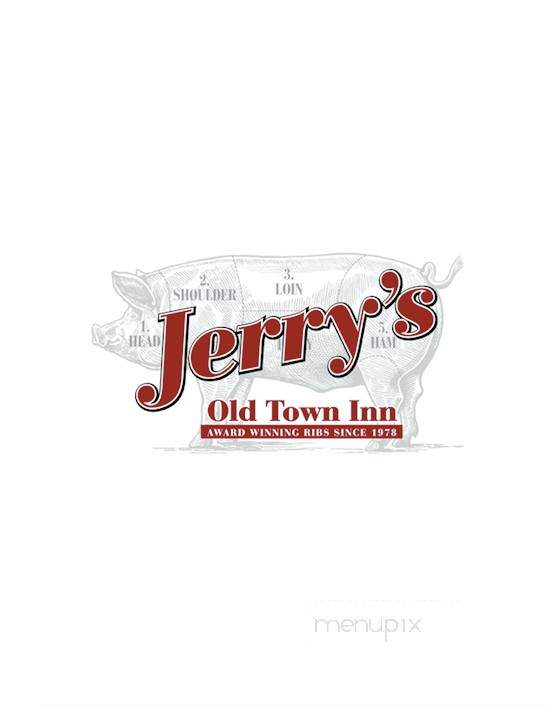 Jerry's Old Town Inn - Germantown, WI menu_pic