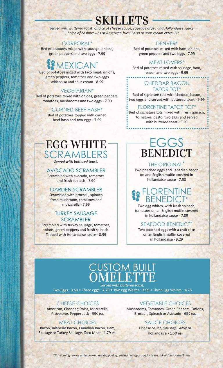 Little Corporal Restaurant - Green Lake, WI menu_pic