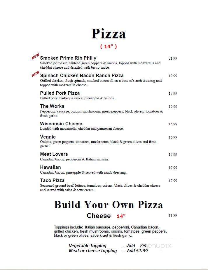 Longbranch Saloon & Eatery - Minong, WI menu_pic