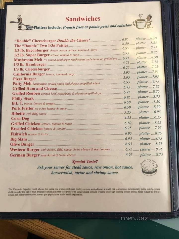 Nancy's Northside Family Rest - Rice Lake, WI menu_pic