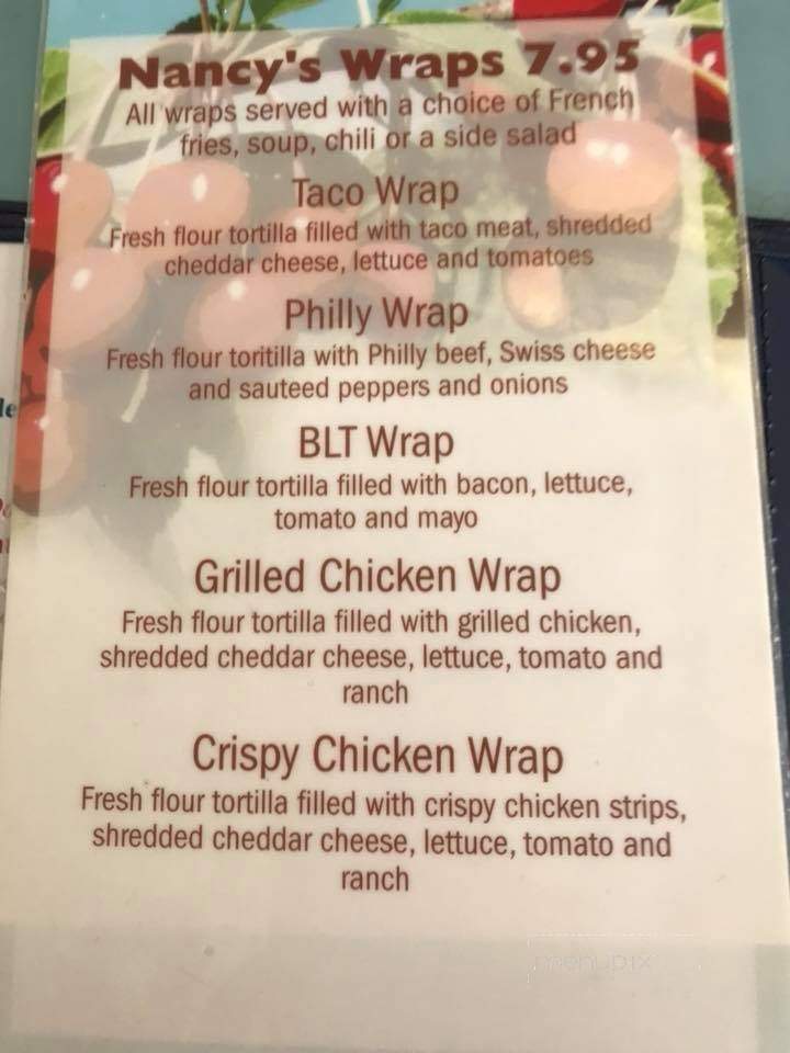 Nancy's Northside Family Rest - Rice Lake, WI menu_pic
