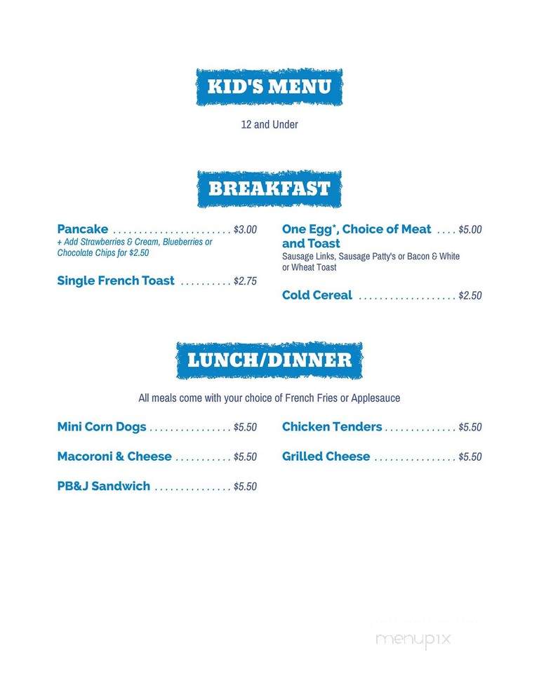 Old Town Hall - Townsend, WI menu_pic