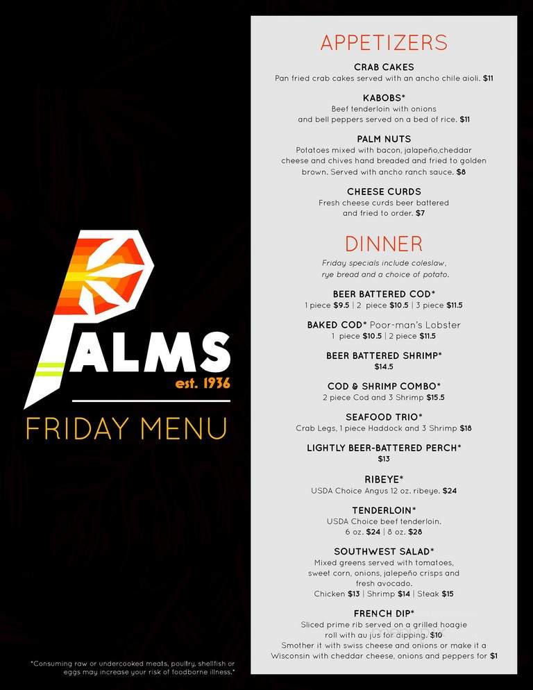 Palms Supper Club Steak House - Schofield, WI