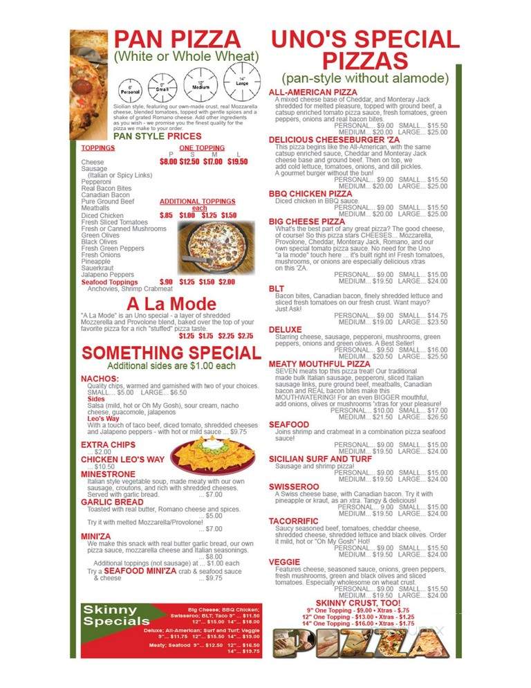 Menu Of Pizzeria Uno In Platteville WI 53818 menu-of-pizzeria-uno-in-platteville-wi-53818