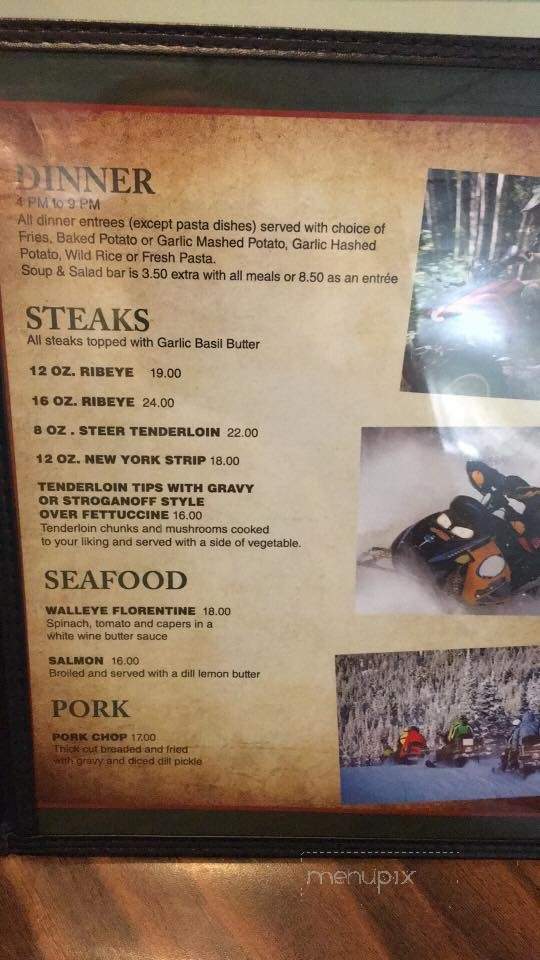 Richards' Family Restaurant - Dunbar, WI menu_pic