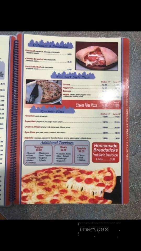 Stage Stop - Mosinee, WI menu_pic