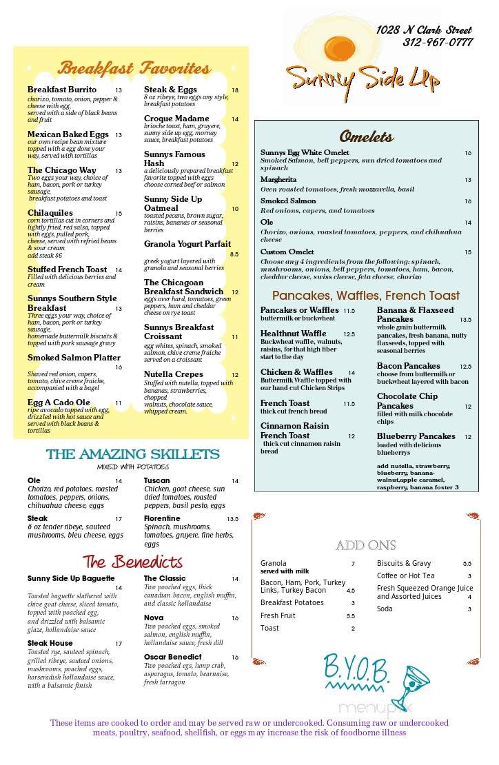 Sunny Side Up - Dousman, WI menu_pic